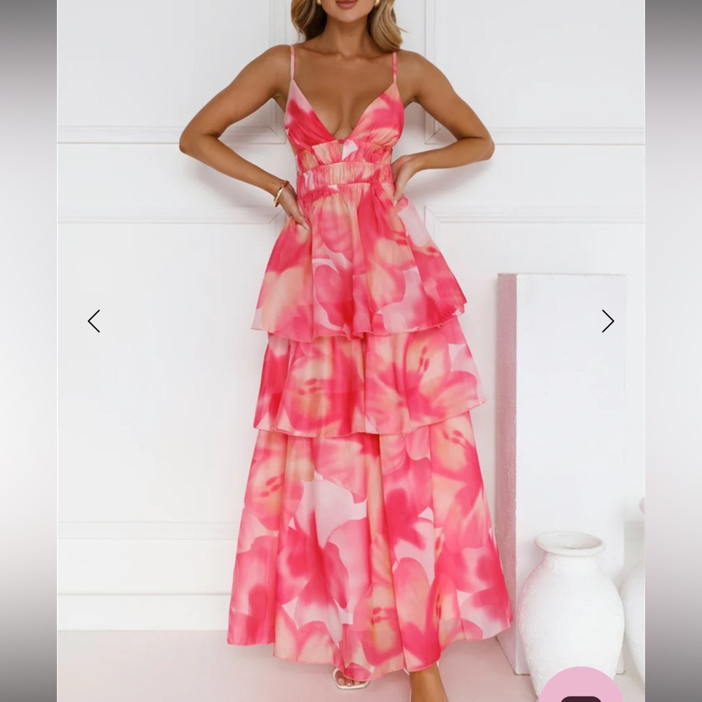 Hello Molly FASHIONISTA EXTRAORDINAIRE MAXI DRESS PINK